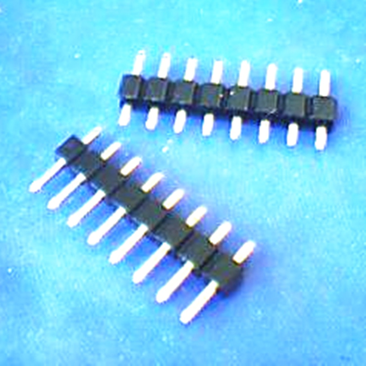 PH2.0/2.54直插单排针 180度插针 塑胶高有2.0 1.5 1.0