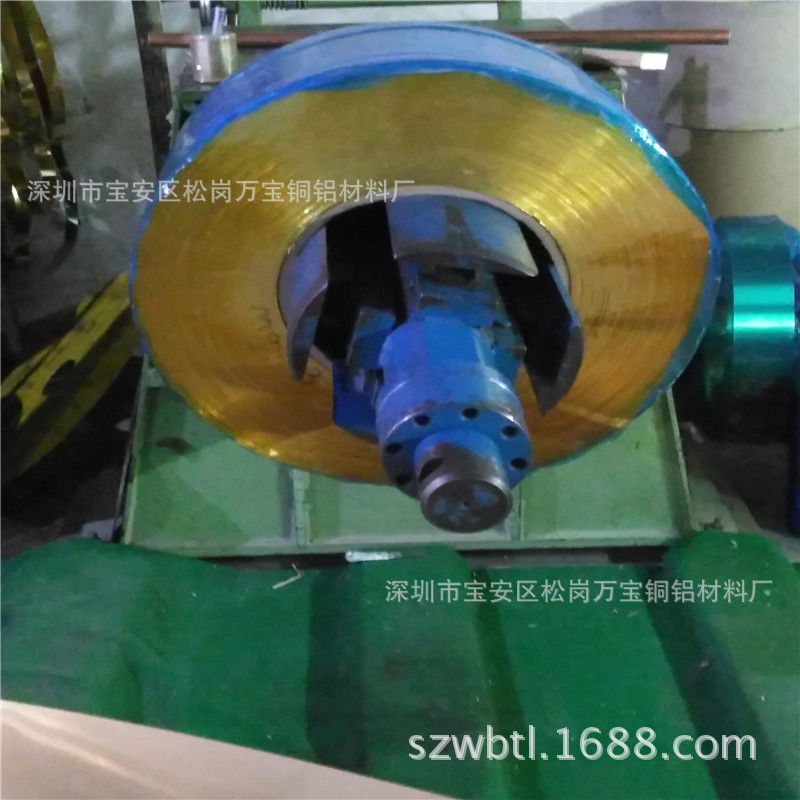 全硬黄铜带H62 冲压黄铜带H65 各种硬度纯铜带T2 分剪加工