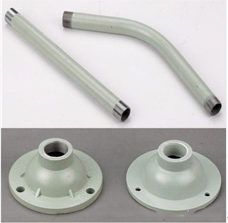 防爆灯配件 防爆吸盘 吊杆配件 G3/4铝吸盘 塑料吸盘直杆弯杆吸顶