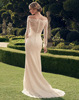 Wedding dress for foreign trade new words long sleeves and thin A words lace wedding dresses