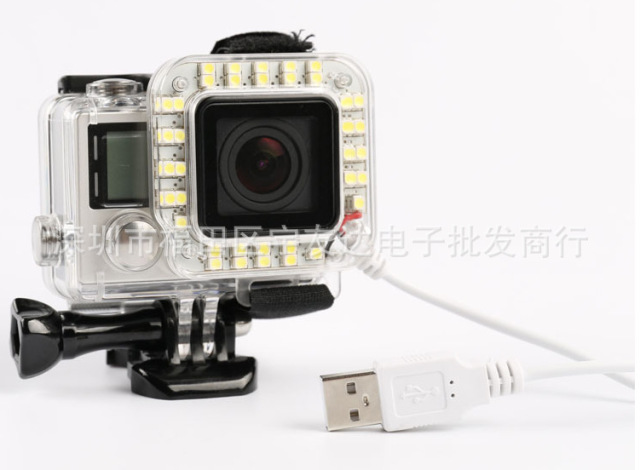 Gopro配件hero4 3 运动摄像机补光灯led照明灯相机dv摄影灯录像灯 价格 厂家 哪里买 我有货 B 5yoho Cn