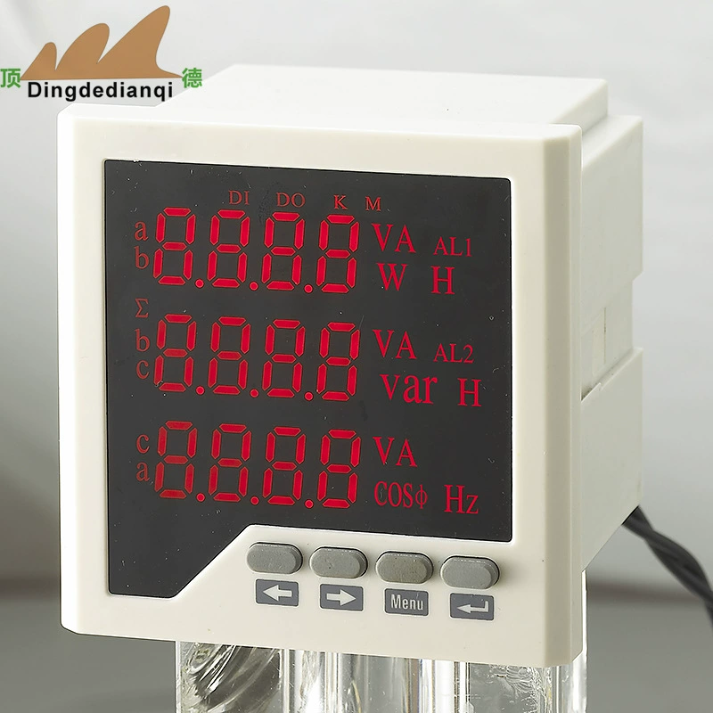 Трехфазный монитор электрической энергии DED194Z-AS4DI1 многофункциональный полномощный измерительный прибор цифровой прибор