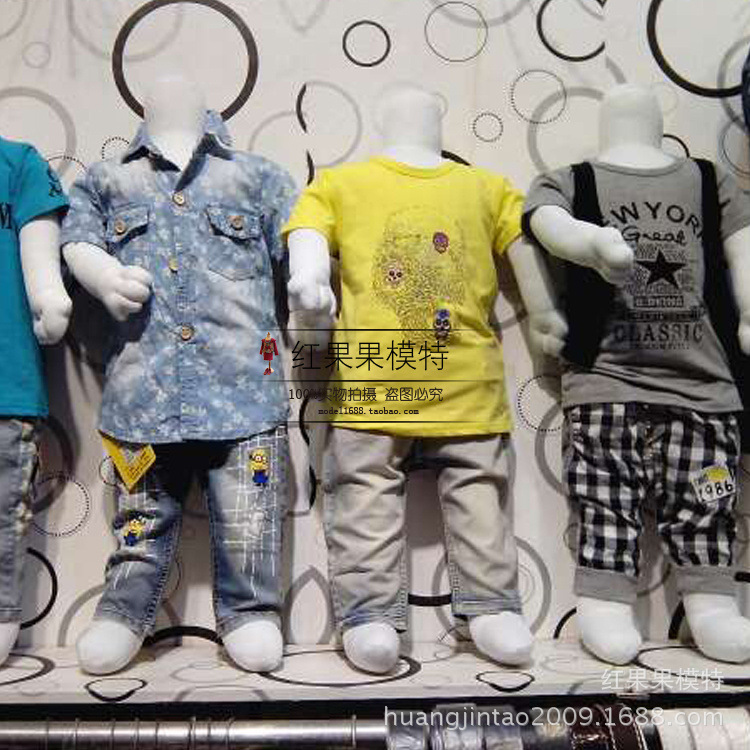 wholesale children model prop Mannequins Body Children's clothing model prop No head model medium , please