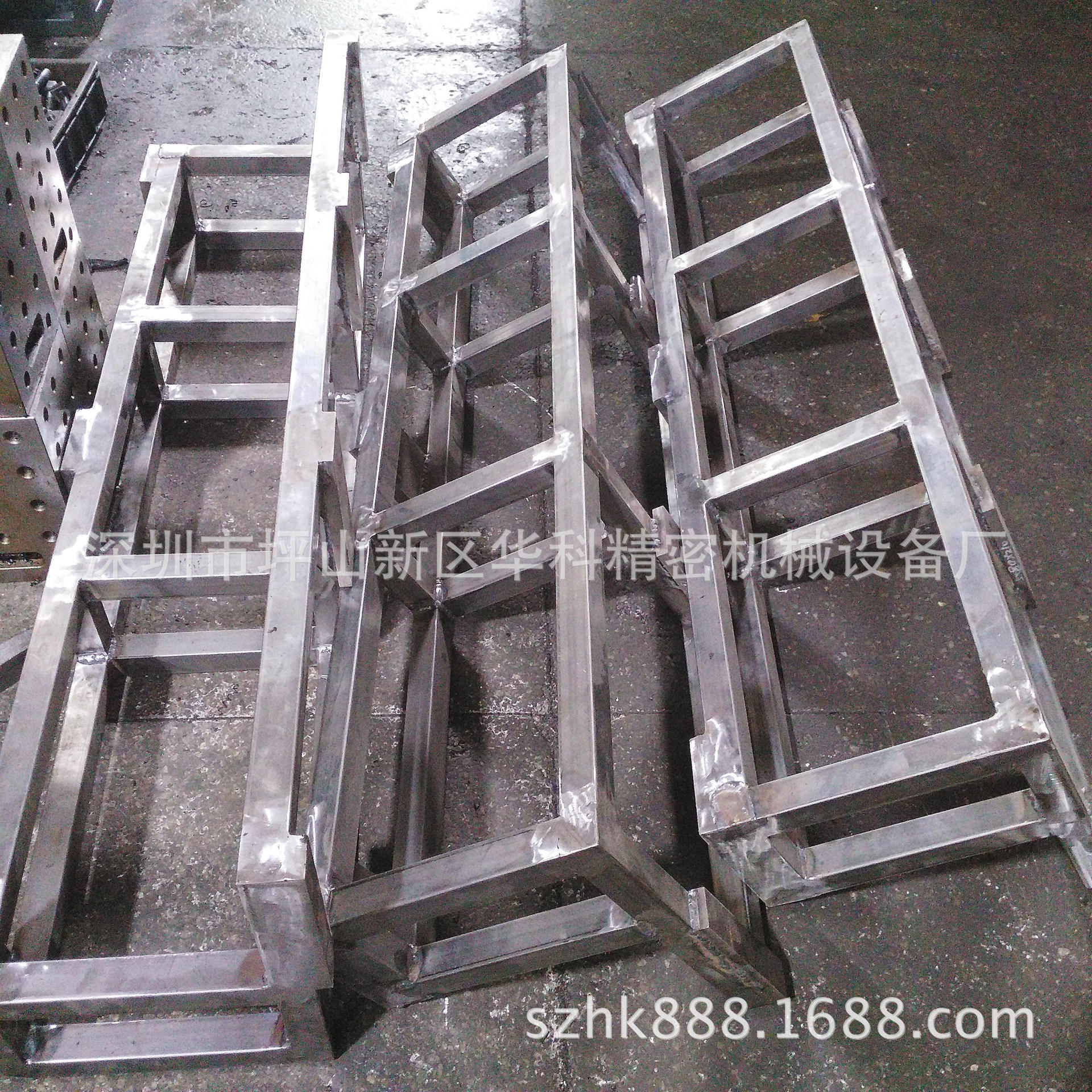 加工中心机架 大型CNC电脑锣加工 大型焊接 设备配件加工