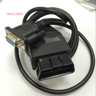 OBD-II 16P M TO DB9P F CABLE OBD�D�����B�Ӿ�DB9 OBD2-DB9