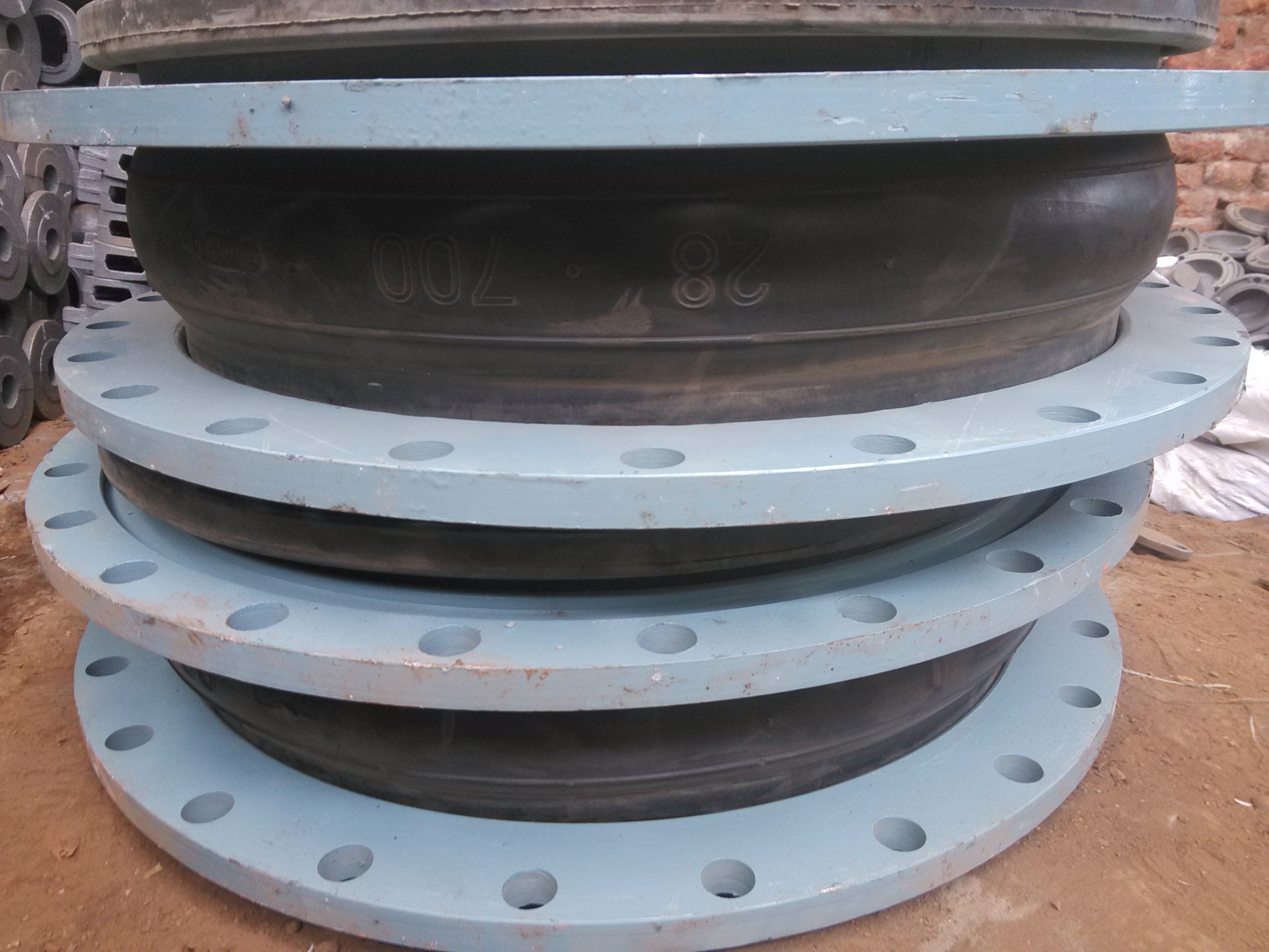 可挠曲橡胶软接头 管道减震器 JGD41-10 DN700 工厂直销