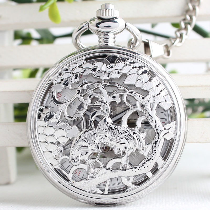 Mechanical trend fashionable retro antique pocket watch for men and…