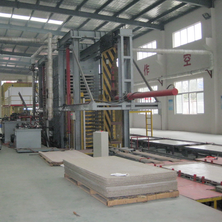 青岛国森机械生产防火板蛭石保温材料板材成套设备