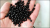 Black glossy beads, wholesale