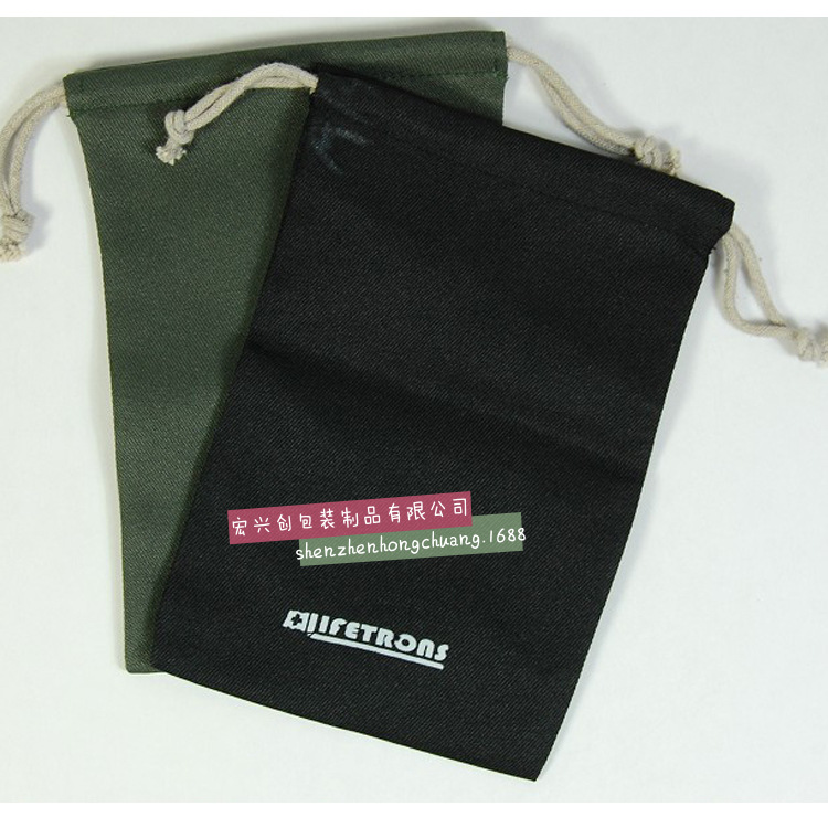 高档电子绒布袋 数码绒布袋 烫金绒布袋