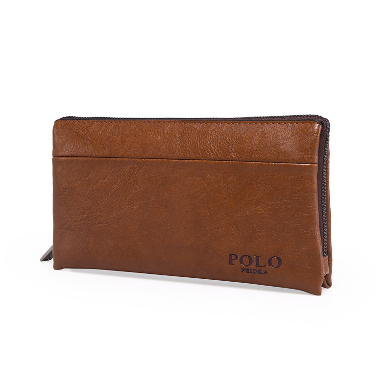 new pattern Europe and America Men's bag clutch bag Soft leather business affairs leisure time man Bag British style Wan Bao Grab bag