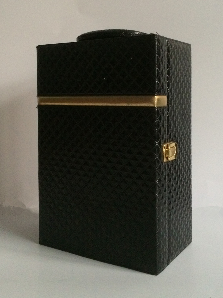 高档鞋盒 皮质 钻石纹皮盒定做皮鞋包装收纳盒礼盒 厂家直销批发