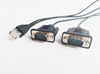 All copper 8P Network cable interface pair VGA Public 9P*2 network printer Shared Line RJ45 8P8C turn VGA Public