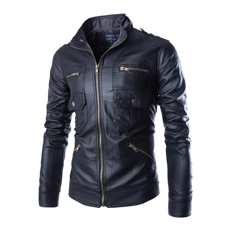 Veste en cuir homme - Ref 3443719 Image 5