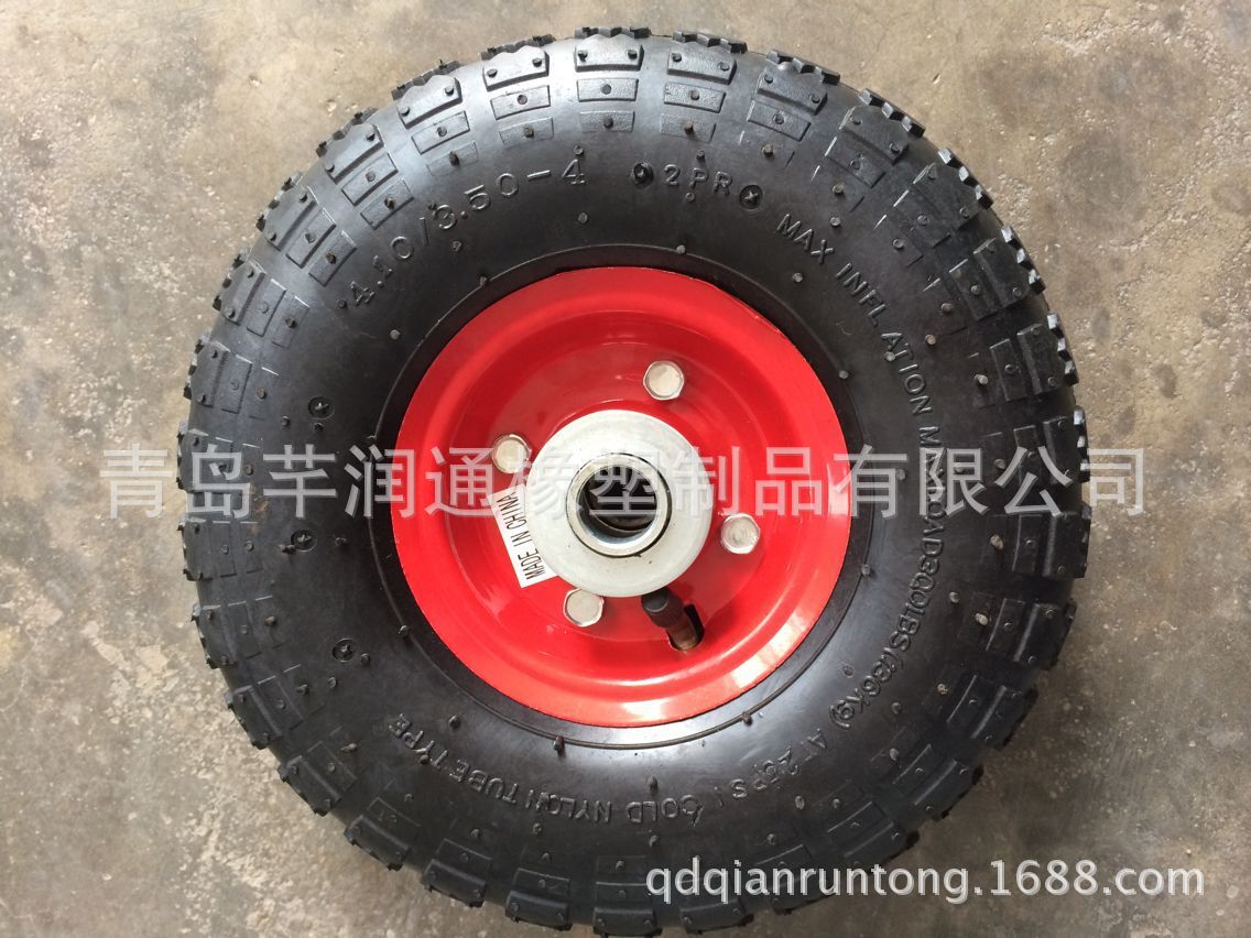 厂家专业生产销售货仓车充气轮 350-4 大花