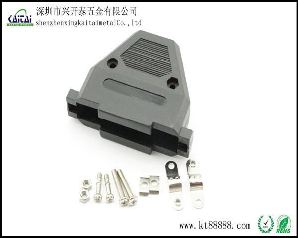DB37PIN 黑色 塑胶装配壳 塑料材质 连接器专用外壳 颜色供选