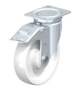 LU-SPO 200K-FI 8寸双轴承尼龙活动轮滚动阻力和旋转阻力很小