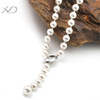 Beads, necklace, accessory from pearl, silver 925 sample, wholesale