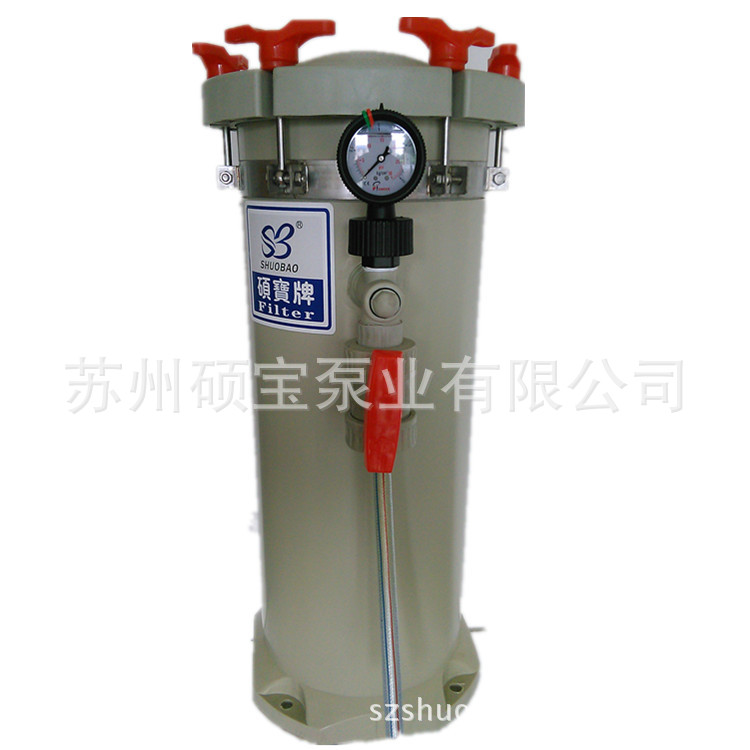 耐酸碱PP袋式过滤器 水处理过滤桶 滤芯式精密过滤器