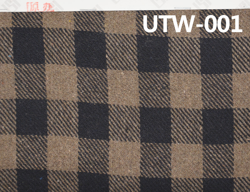 色织绒布 269g/m2 57/58" 格子绒布 UTW-001