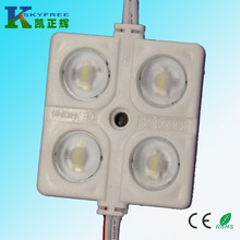 首尔5630LED透镜模组,LG四灯透镜led注塑模组,四灯LED广告模组