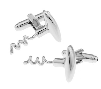 Pictographic red wine bottle opener cufflinks French wholesale personalized men's gifts ebay AliExpress Dunhuang supply