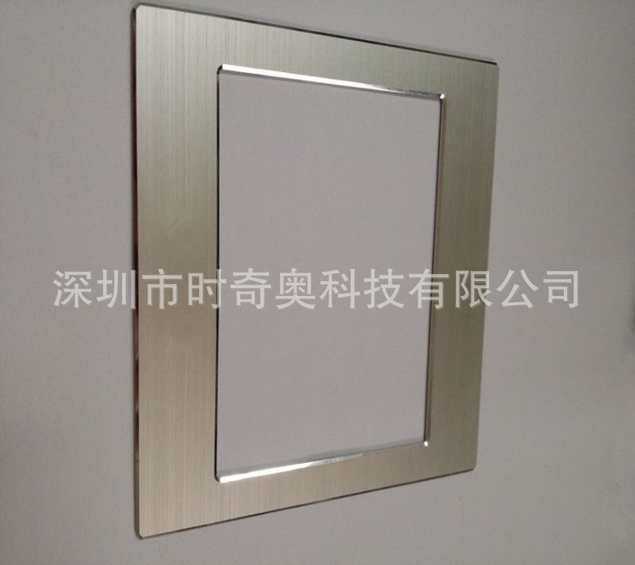 订做 铝合金面板 氧化铝面板加工 冲压拉丝金属面板