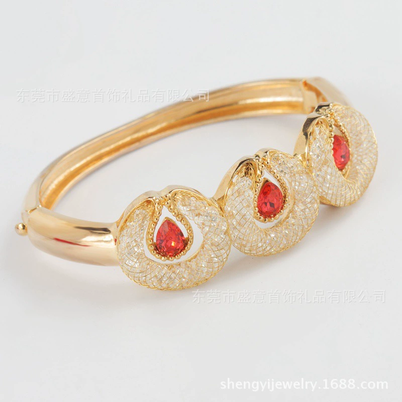 Настоящие украшения, браслет, металлический аксессуар, европейский стиль, 18 карат, индивидуальный заказ