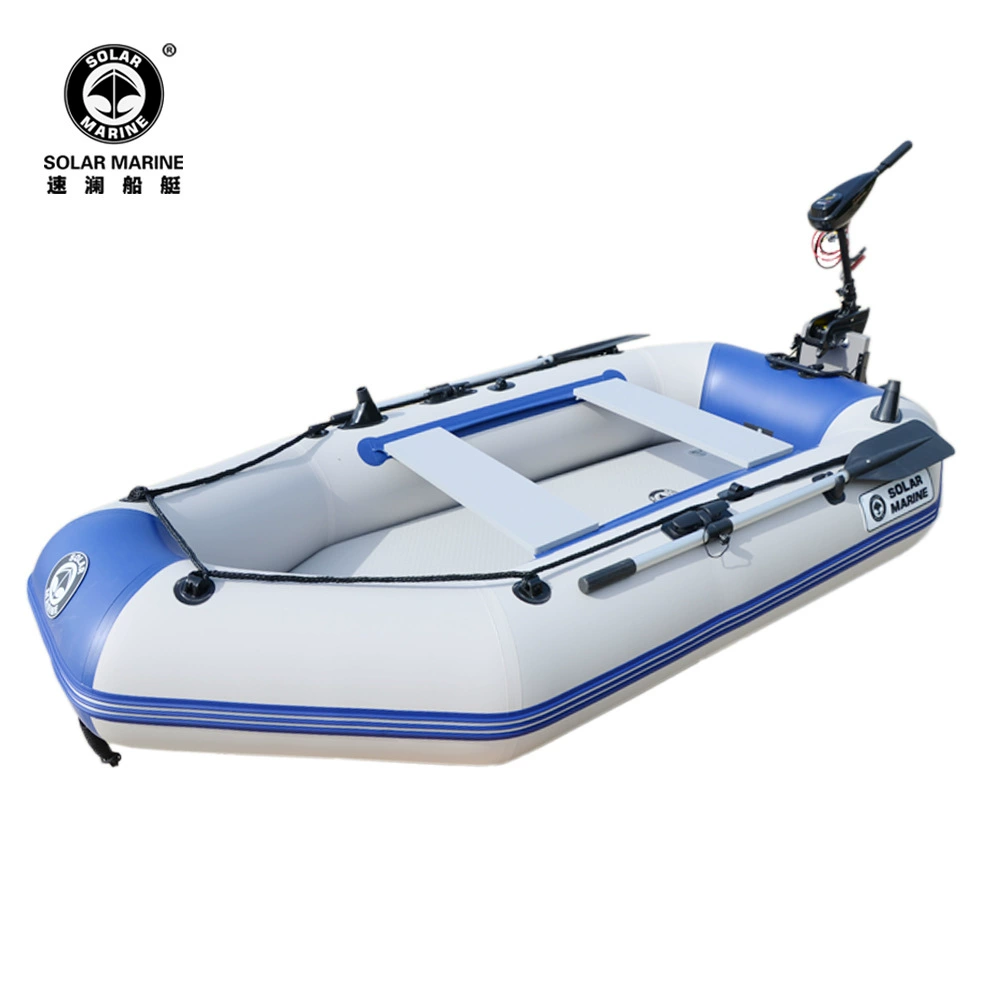 solar marine 速澜 [D3270加厚四人拉丝底充气船 皮划艇 钓鱼船]