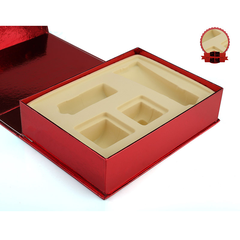 精美银卡纸印刷化妆品包装盒吸塑内托美容护肤品通用礼品盒广州产