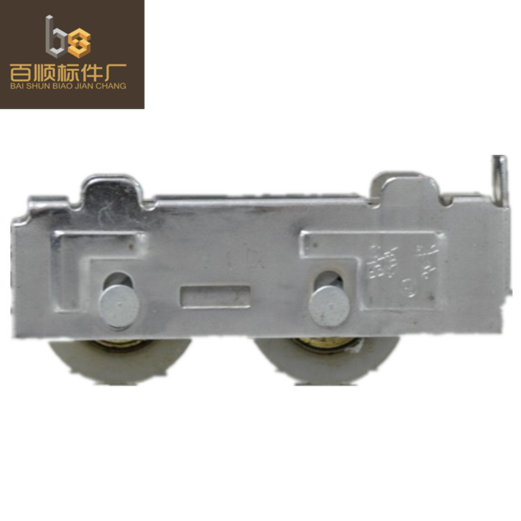 门窗滑轮 802#尼龙铁盖双轮窗轮 尼龙 窗轮BS102