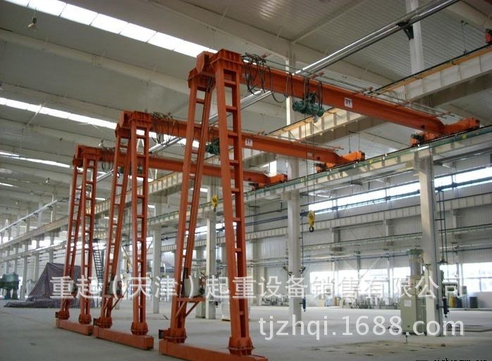 半门吊 MHB型电动葫芦龙门吊 5T10T轨道式半门式包厢起重机-阿里巴巴