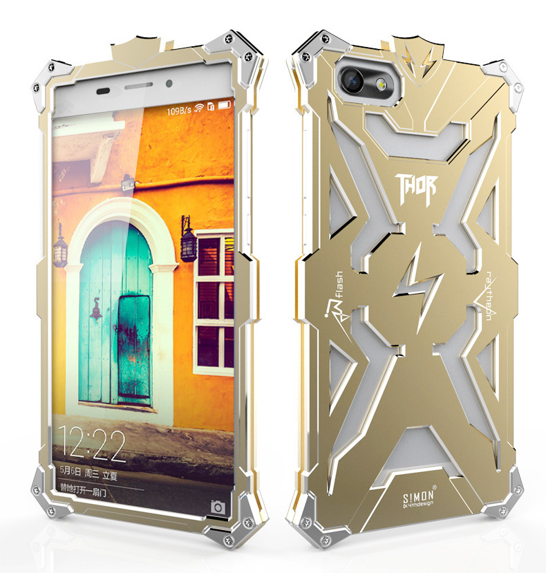 SIMON THOR Aviation Aluminum Alloy Shockproof Armor Metal Case Cover for Huawei Honor 4X