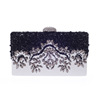 Trendy European and American popular nail embroidery bag Austrian rhinestone dinner bag simple evening women's bag 7084-02