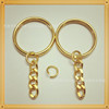 Beich manufacturers supply keychain with a cosmetic buckle gold -plated key ring, shipping fast