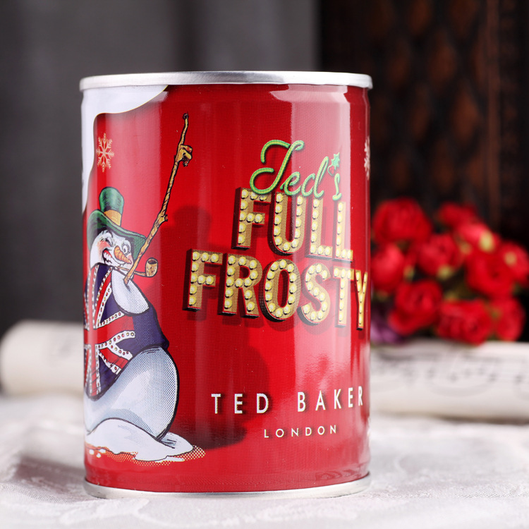 高档精美圆形金属铁罐 创意礼品马口铁金属铁罐 圆形存钱罐