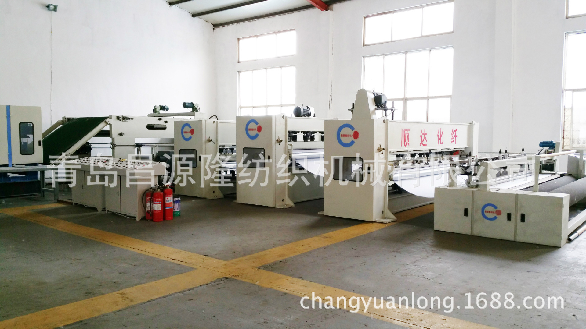 针刺鞋材衬里生产线 CYL  皮革基布机械设备厂家制造非织造物机械