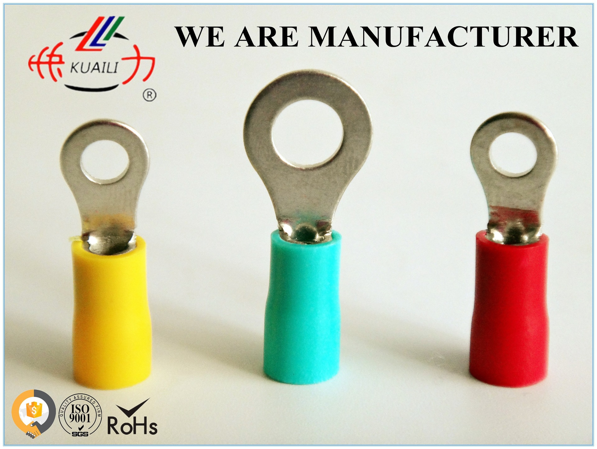 跨境电商亚马逊速卖通连接器圆形预绝缘端子端头（TO-RV型）