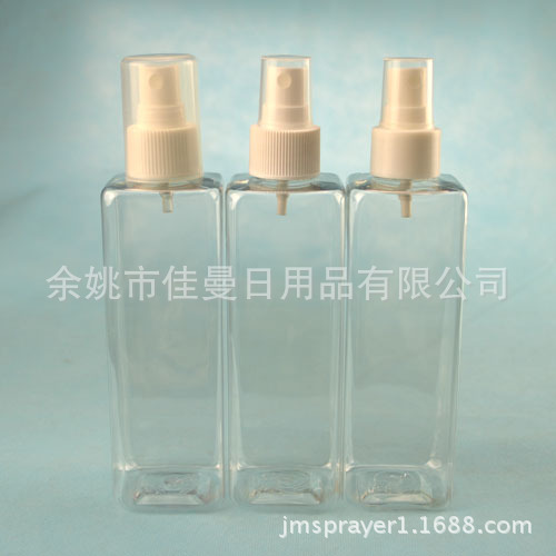 250ml四方瓶 喷雾瓶 PET瓶 塑料瓶 细雾喷瓶 化妆品瓶 空瓶分装瓶