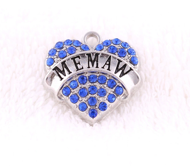Любовь MEMAW сплав инкрустированная алмазная подвеска