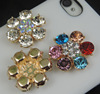 Factory direct selling new plum diamond diamond six -petal flower DIY alloy diamond accessories Apple mobile phone case accessories accessories