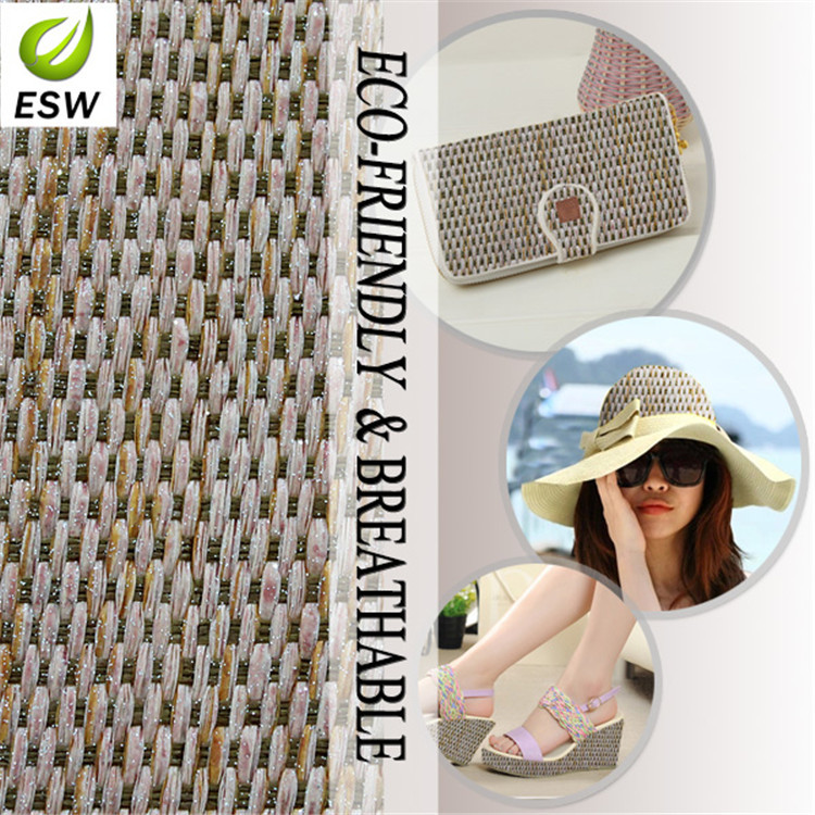 厂家供应YQ-Z-92215-8工艺品纸草编织布料