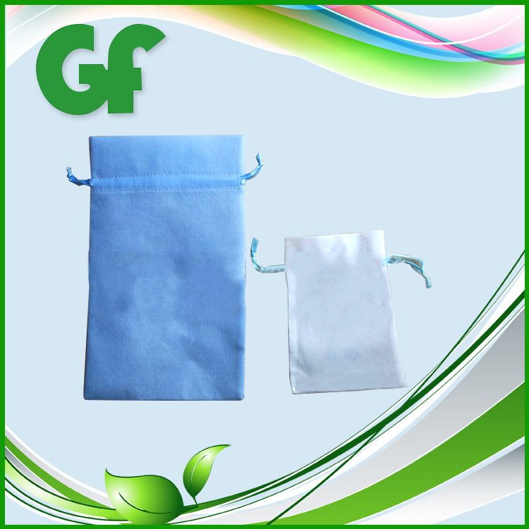 上海贯飞厂家  无纺布袋 抽绳 无纺布丝印抽绳缩口袋 拉绳包