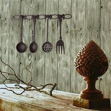 美式乡村创意个性铸铁工艺品厨房用品五件套壁饰庭院家居装饰挂件