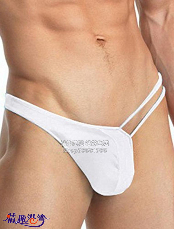 New Men's sexy underwear sexy men's underwear men's G string underwear solid color fabric fashion thongs T-strings