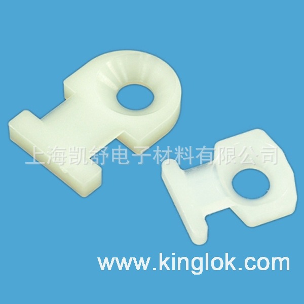 专业现货供应扎塑料扎带固定座 螺丝固定式线束固定座 定位片