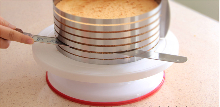 不锈钢慕斯圈 6-8寸伸缩可调节 分层蛋糕切片蛋糕模 烘焙工具详情15