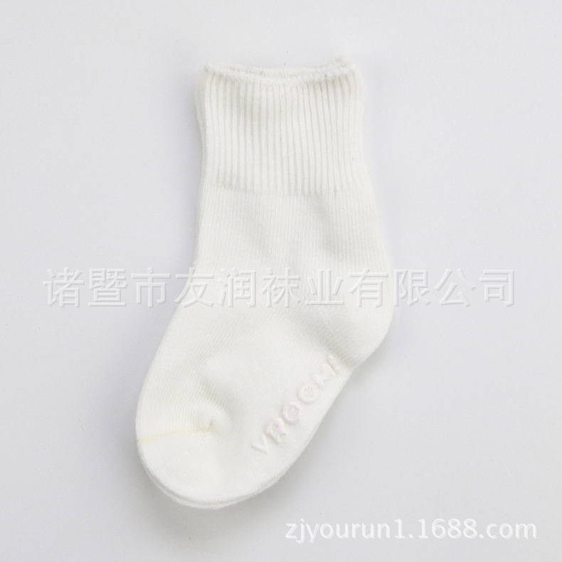 Algodón peinado anti-pilling suave aguja DOBLE BOCA suelta calcetines de bebé lindo arco dispensación antideslizante calcetines de los niños