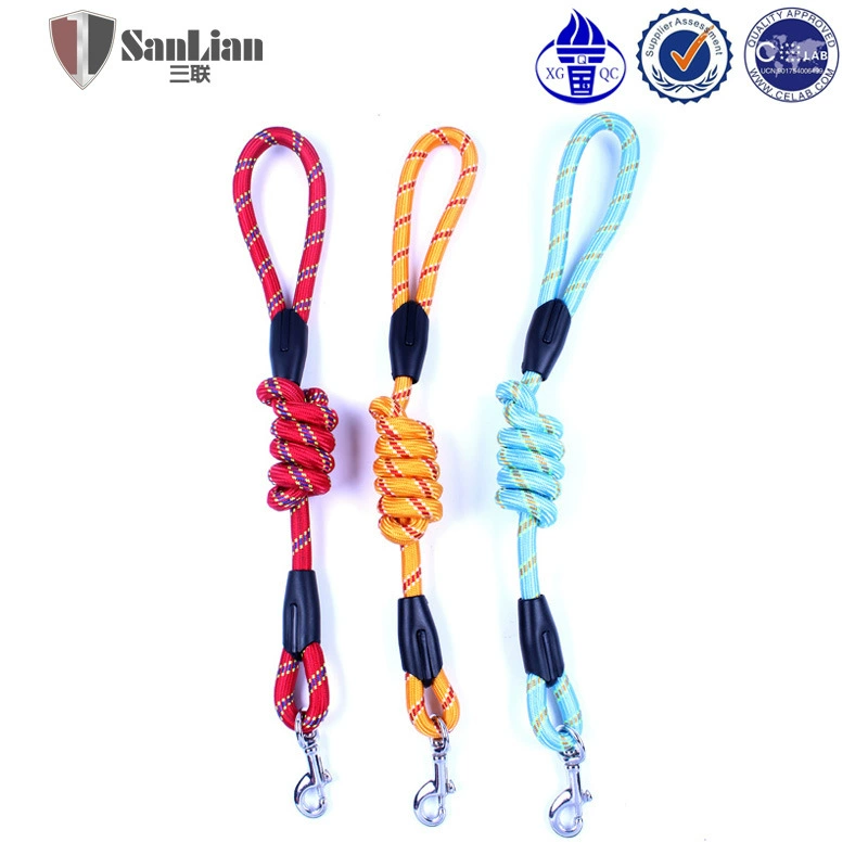 Pujiang Sanlian оптовая продажа домашних животных Тяговый поводок собака поводок круглая Веревка Собака цепь