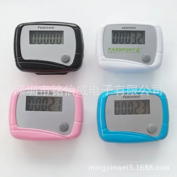 Mini single function pedometer LED pedometer manufacturers produce electronic pedometer single key pedometer
